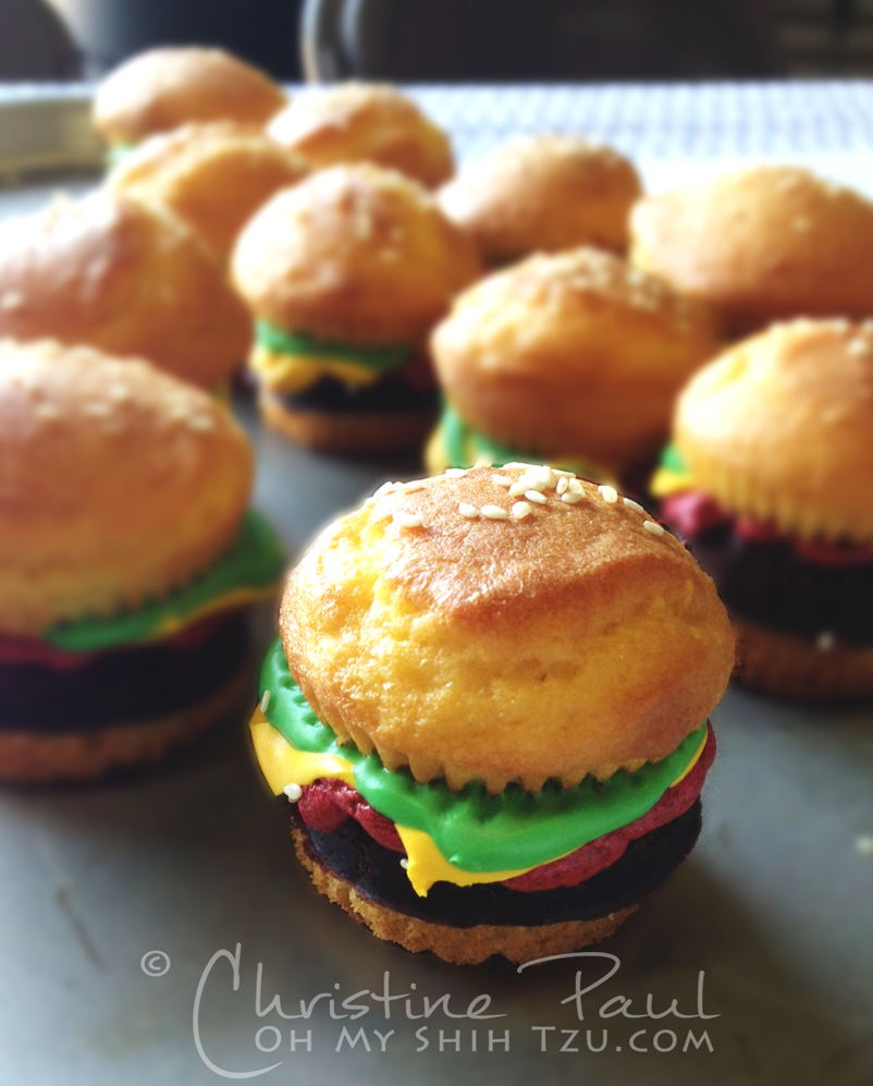 Burger Cupcakes