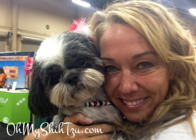 Super Zoo Riley the Shih Tzu with Dr. Karen Becker