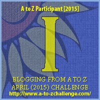 A to Z Challenge "I" Badge