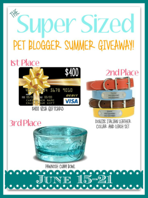 Pet Blogger Giveaway