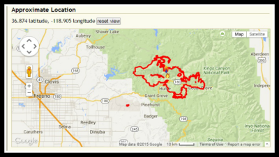 California Wildfires Rough Fire