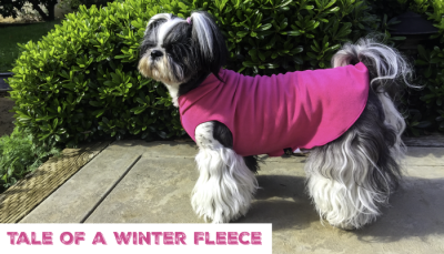 Gold Paw Series Stretch Fleece, Shih Tzu in Fleece Jacket