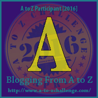 "A" Badge Puppy A to Z Challenge